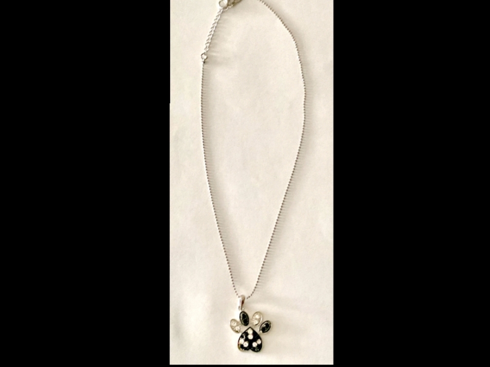 Dog paw necklace