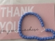 Armband blauw-wit