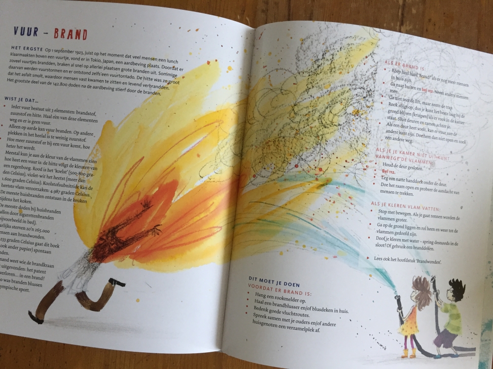 Kinderboek 'Spuitende slagaders en overstromende oceanen'